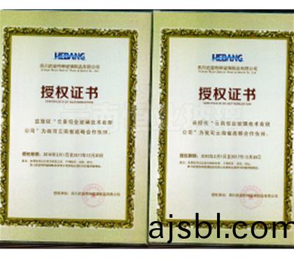 四(si)川(chuan)武駿特種玻瓈製品(pin)有(you)限(xian)公司授權(quán)(quan)證書(shu)
